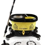 CycloMopÂ® Commercial Spinning Spin Mop with Dolly Wheels - Heavy Duty Design for Years of Use (New)