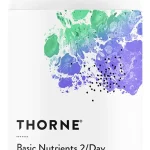 THORNE Basic Nutrients 2/Day Vitamin &amp Mineral Formula 60 Capsules Comprehensive Daily Multi-Vitamin with Optimal Bioa (New)