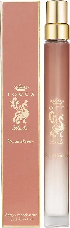 61KLewwuU8L._AC_UL960_FMwebp_QL65_ Tocca Laila Women's Perfume Travel Spray 034 oz 10 ml Bergamot Vanilla & Amber Sweet and Decadent Eau de Parfum (New) - Image 1