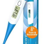 Boncare 10 Seconds Oral Thermometer for Adults and Kids Light Blue Accurate &amp Safe Rectal Digital Thermometer for Bab (New)