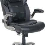 Amazon Basics Ergonomic High-Back Office Chair with Flip-Up Arms Adjustable Lumbar Support Height Adjustable 295&quotD x 2 (New)