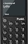 Punkt. MP02 4G Dumb Phone Unlocked Minimalist Mobile Phone with Keypad Wi-Fi Hotspot Private Encrypted Messaging Fo (New)