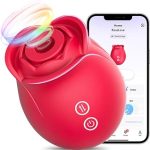 Rose Toy Womens Toys -AI Sync Toy Clit Swings s Suction Toy Dildo with 9 Sucking Mode (New)