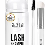STACY LASH Eyelash Extension Shampoo Brush / 169 floz / 50ml / Korean Makeup Remover/Eyelid Foaming Cleanser/Wash for (New)