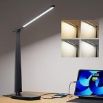 Honeywell LED Desk Lamp for Home Office Eye-Caring Dimmable Reading Light CRI944 Color ModesTouch ControlUSB-A And US (New)