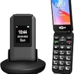 4G Flip Phone Unlocked for SeniorsBasic Flip PhoneCell Phone for Seniors2.8" +1.5 ''ScreenSOS ButtonSpeed DialBig Bu (New)