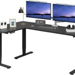 FLEXISPOT E6L 71" Reversible L-Shaped Electric Standing Desk Triple Motor Height Adjustable Corner Desk with 3-Stage Leg (New)