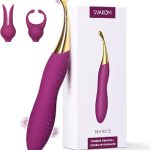 SVAKOM Clitoral Squirting Dildo Toys with 2 Silicone Heads Female Clit s G-Spot Dildos Nipple Stim (New)
