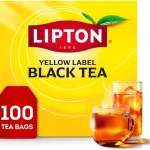 Lipton Black Tea Bags Hot or Iced High Caffeine Tea 100 Total Bags 100 Lipton black tea bags with a blend of orange pe (New)