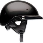BELL Pit Boss Motorcycle Half Helmet Black Large Low profile motorcycle half helmet with proprietary aramid carbon f (New)