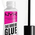 NYX PROFESSIONAL MAKEUP The Brow Glue Extreme Hold Eyebrow Gel Clear Non-Sticky Transfer-proof Waterproof No Flake (New)
