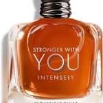 Armani Beauty Stronger With You Intensely Warm Spicy Cologne for Men Long Lasting Fragrance with Pink Pepper Lavend (New)