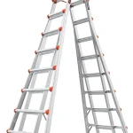 Little Giant Skyscraper 17 ft Adjustable Extension Stepladder 10110 Ultra-Tall Multi-Position Ladder for High Ceilings (New)