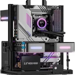 PC Test Bench Open Air PC Case Open Frame Computer Chassis BlockCase Aluminum DIY Techbench Server Rack Mount Horizon (New)