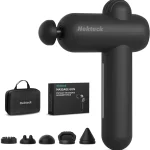 Nekteck Massage Gun Deep Tissue - 12mm Amplitude 30 Speeds Full-Body Muscle Relaxation Device with 5-Head for Pain Relie (New)