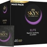 SKYN Elite Ultra Thin Lubricated Latex Free Condoms Value Pack 46 Count (New)
