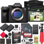 Sony a7 IV Full Frame Mirrorless 33MP Alpha Interchangeable Lens CameraOfficial Sony USA Partner Model Body ILCE-7M4/B B (New)