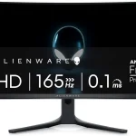 Alienware AW3423DWF Curved QD-OLED Gaming Monitor - 34-inch Quantum Dot 01Ms 165Hz 21:9 993% DCI-P3 Color Gamut VESA (New)