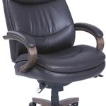 La-Z-Boy Woodbury Big/Tall Executive Chair Supports Up to 400 Lb 20.25" to 23.25" Seat Height Brown Seat/Back Weathere (New)