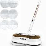 BLONEX Cordless Electric Mop with Spray &amp Detachable Water Tank Lightweight Electric Spin Mop with Headlights for Hardwo (New)
