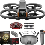 DJI Avata 2 Fly Smart Combo Single Battery with FPV Drone Including Goggles 3 and RC Motion 3 Immersive Experience Bui (New)