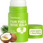 PawSono Lick-Safe Dog Paw &amp Nose Balm with Coconut Oil All-Natural Moisturizes Dry Cracked Paw Pads &amp Snout Protect Pa (New)