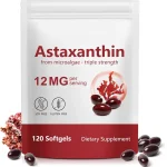 Xaarty Premium Astaxanthin 12mg Antioxidant Supplement for Eye Joint Skin HealthMicroalgae Source 4 Month Supply Su (New)