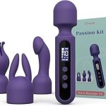 Tracy's Dog Wand Kits Couples Toys with 3 Attachments Compact LED Display Massager with Rabbit Real (New)