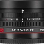 VILTROX 26mm F2.8 EVO Pancake Lens for Sony E AF 26mm f/2.8 FE Full Frame Pancake Lens for Sony E Mount A7IV ZV-E10 II (New)