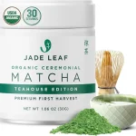 Jade Leaf Ceremonial Grade Matcha Powder 30g / 106oz Tin Teahouse Edition - Ideal for Matcha Lattes or Tea Ceremonies! (New)