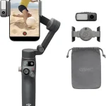 Osmo Mobile 8P Gimbal Stabilizer for iPhone &amp Android Remote Controller Native Tracking Built-in Extension Rod &amp Tripo (New)
