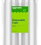 Amazon Basics Small Disposable Clear Plastic Cups 9oz 100 Count Packaging May Vary (New)
