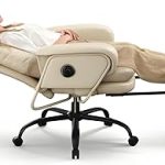 FLEXISPOT Multi-Task Ergonomic Office Chair with Footrest Beige White HC4 Computer Desk Chairs Indoor Lounge Chair wit (New)