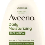 Aveeno Daily Moisturizing Face Lotion Fragrance Free 12 fl oz Gentle Face Lotion with Soothing Prebiotic Oat Nourish (New)