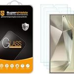 Supershieldz 3 Pack Designed for Samsung Galaxy S24 Ultra Tempered Glass Screen Protector Anti Scratch Bubble Free (New)