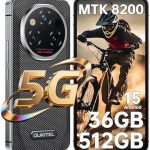 OUKITEL WP210 Rugged Phone 5G 512GB Smartphone with MTK Dimensity 8200 36GB ROM+512GB ROM 8800mAh Battery 108MP Main Came (New)