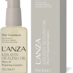 L'ANZA Keratin Healing Oil Hair Oil Damaged Dry Hair Treatment Keratin Hair Oil for Frizzy Hair Repairs Damage Smooths (New)