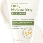Aveeno Daily Moisturizing Face Lotion Fragrance-Free 5 oz Soothing Prebiotic Oat Lightweight Non-Greasy Facial Moistu (New)
