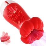 baiwatt Male Toys for Men Sucking Licking Pocket Toy Squeezable Male Maturbator with 3 Natural Su (New)