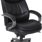 La-Z-Boy Woodbury Big/Tall Executive Chair Supports Up to 400 Lb 20.25" to 23.25" Seat Height Black Seat/Back Weathere (New)