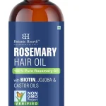 Botanic Hearth Rosemary Oil for Hair Growth - 4 Fl oz Enriched with Biotin Castor &amp Jojoba Hair Relaxers &amp Dry Scalp (New)