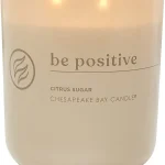 Chesapeake Bay Candle Intentions Collection Candle Be Positive: Perspective is everything Citrus Sugar 13 oz Home DÃ©cor (New)
