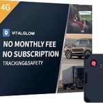 Magnetic GPS Tracker for Vehicles No Monthly Fee No Subscription 20-Day Rechargeable Battery 4G SIM Data Included (New)