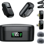 occiam Mini Lavalier Microphone for iPhone &amp Android Wireless Microphone Noise Reduction Magnetic Mini Lapel Mic with 54 (New)