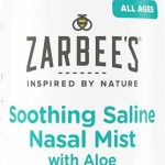Zarbee's Soothing Saline Nasal Mist with Aloe 3 fl oz For Ages 0 Months Saline Spray Clears Out &amp Moisturizes Noses (New)
