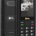 AGM M9 Feature Phone 4G LTE T-Mobile Compatible 3 Card Slots/128GB TF Expand IP68 Waterproof/Drop-Proof Large Buttons (New)
