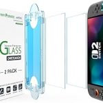 amFilm Auto-Alignment OneTouch for Nintendo Switch 2 Screen Protector 2025 Tempered Glass Accessories 30s Install Bubb (New)