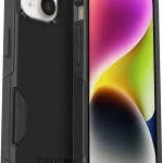 OtterBox iPhone 14 &amp iPhone 13 Commuter Series Case - BLACK slim &amp tough pocket-friendly with port protection (New)