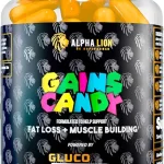 ALPHA LION Gains Candy Supplement Pills that Support Weight Loss Muscle Building Decrease Body Fat Upgrade Energy &amp Wo (New)