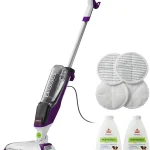 BISSELL SpinWave Pet Hard Floor Corded Spin Mop 20399 Washable pads for stain removal pet-formula compatible electric (New)